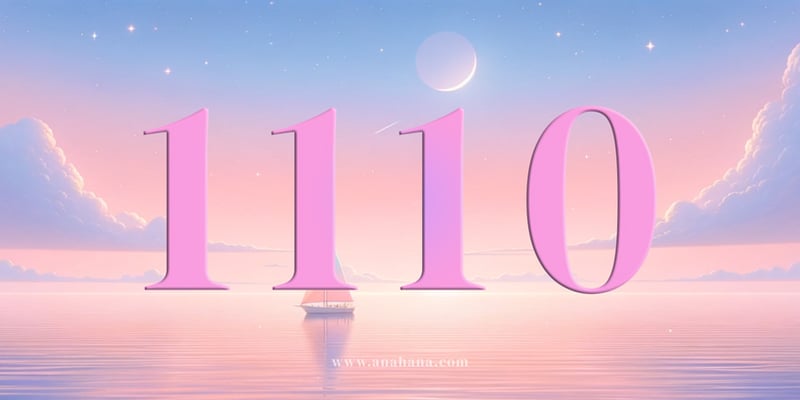 1110 Numeros Angelicas