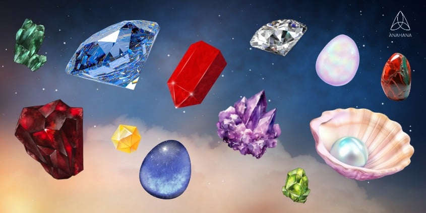 todas las piedras de nacimiento mensuales
