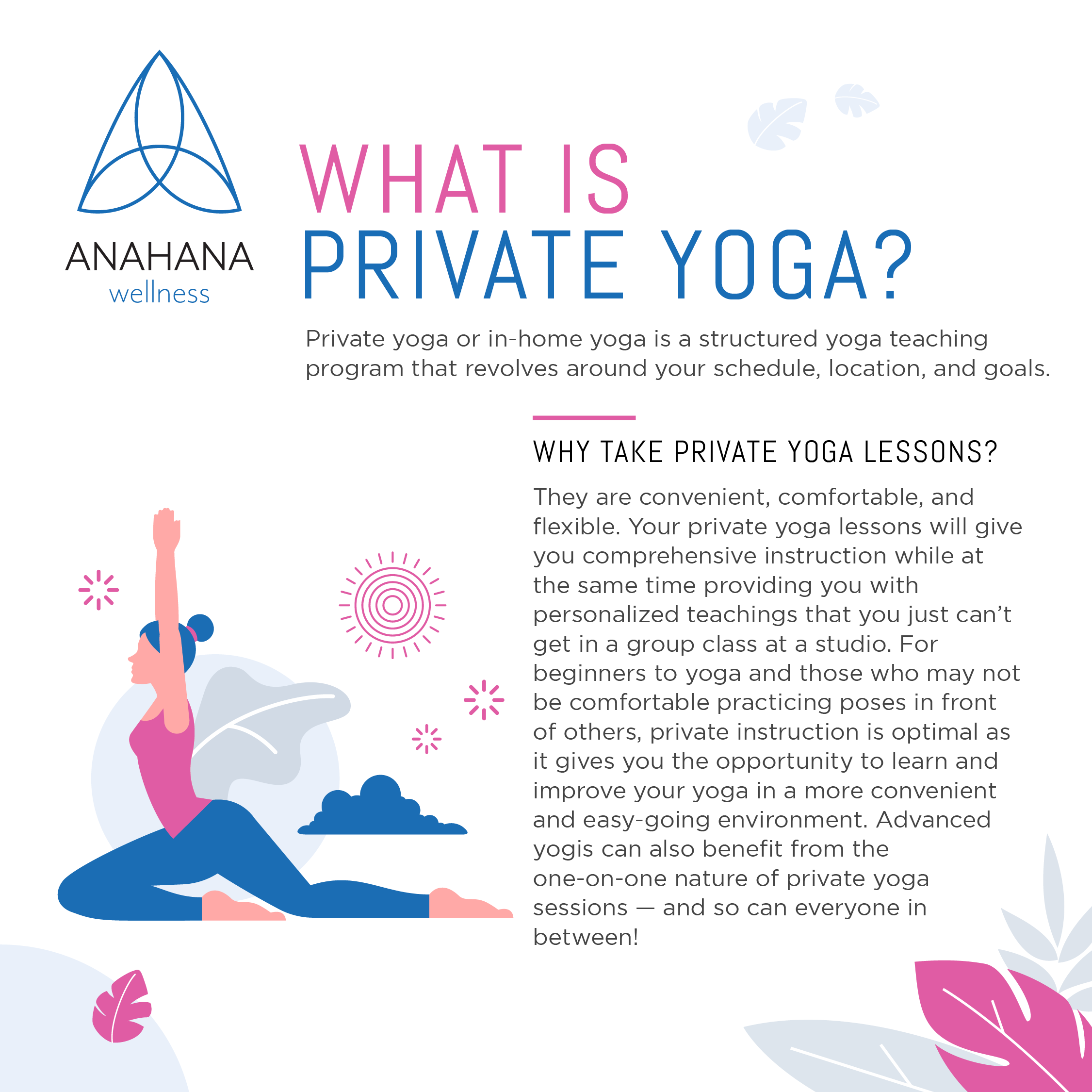 What is private yoga anahana wellness