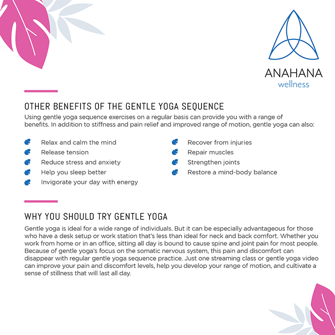 Benefits of gentle yoga sequence