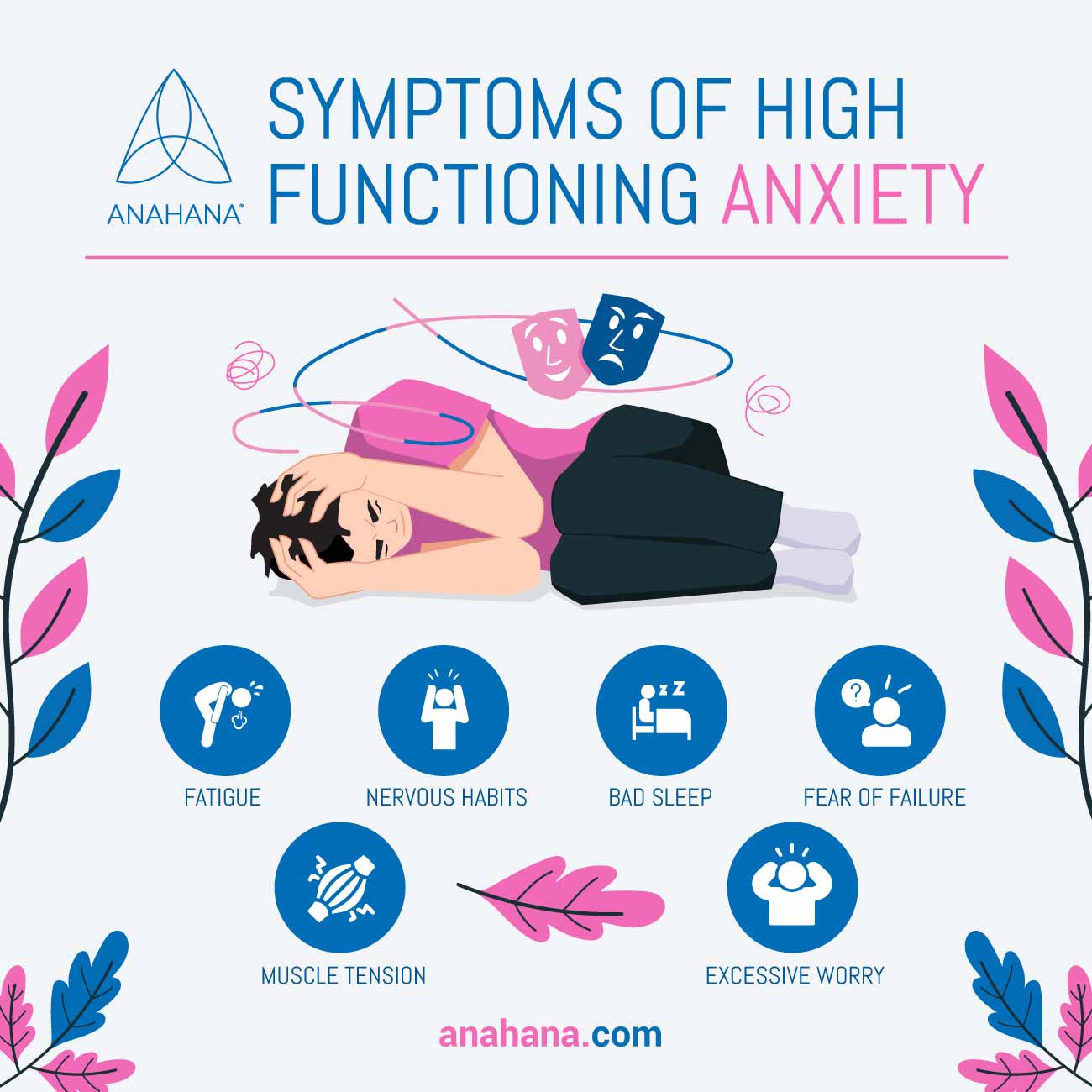 Symptômes de l'anxiété de haut niveau