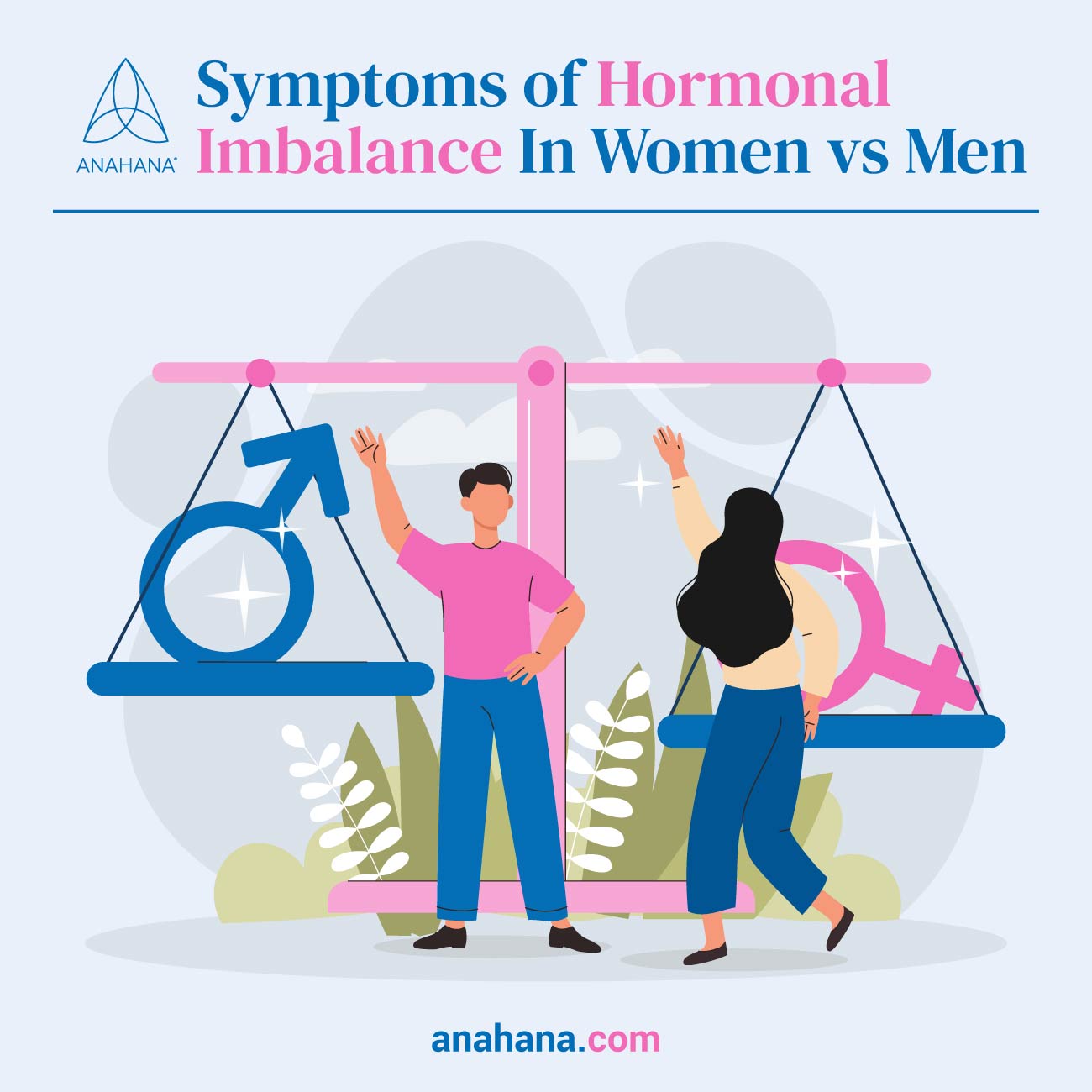 Symptoms of hormonal imparlance in women and men