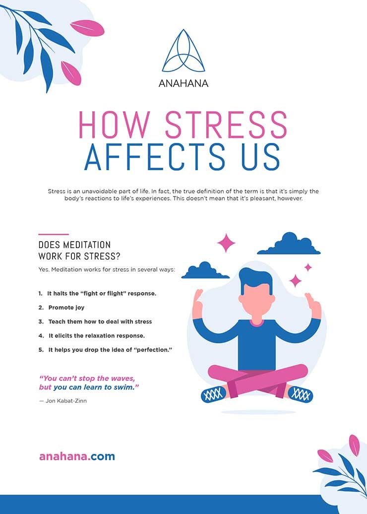 hur meditation hjälper med stress