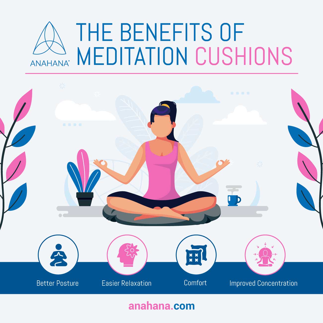 die Vorteile der Verwendung von Meditationskissen