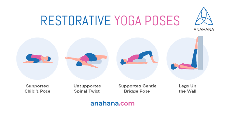 Restorative yoga poses