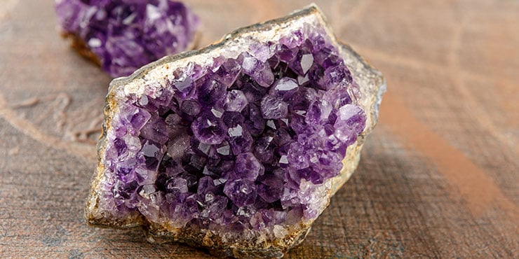 cristal de chakra ametista