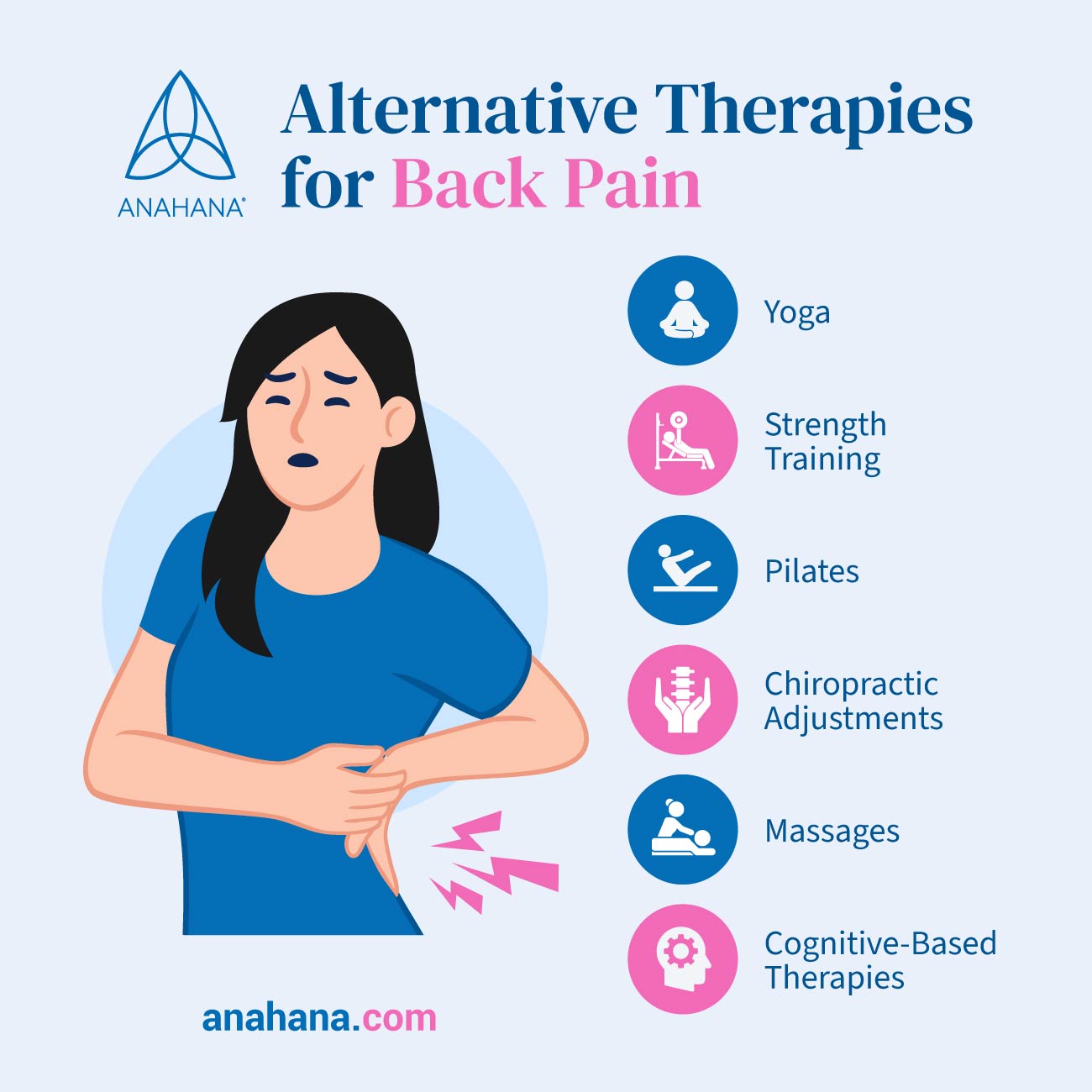 terapias alternativas para dor nas costas