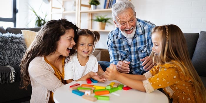 parents practicing mindful parenting being present with their children