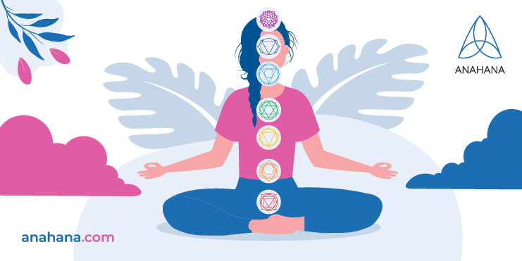 woman learning how the chakras get blocked and how to unblock them