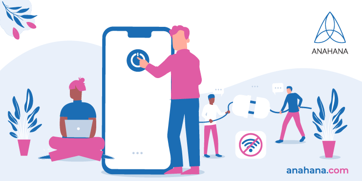 illustration of what digital detox is