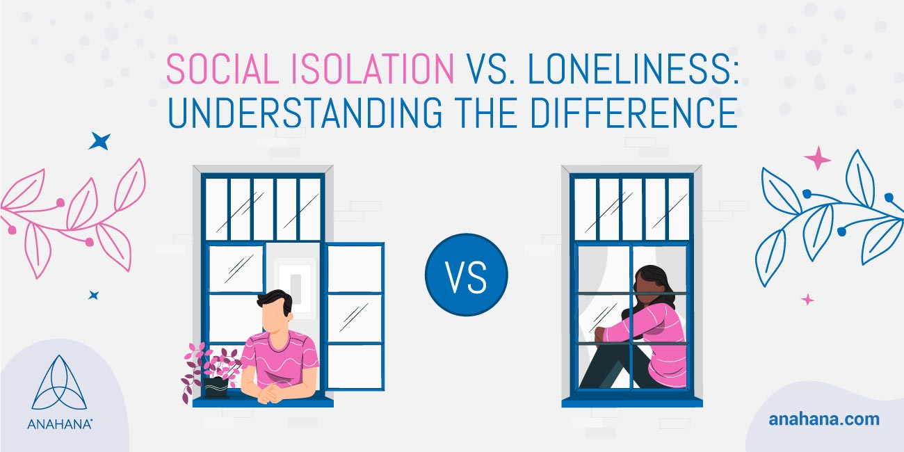 social isolering vs. ensamhet, att förstå skillnaden