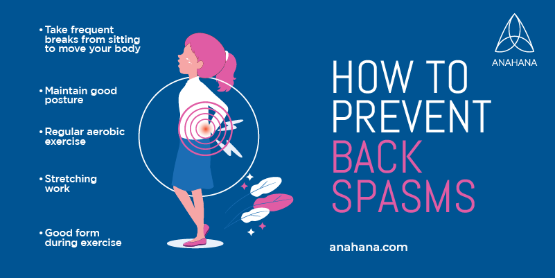 cómo prevenir los espasmos de espalda