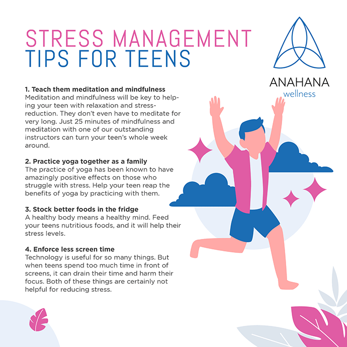 stress management tips for teens