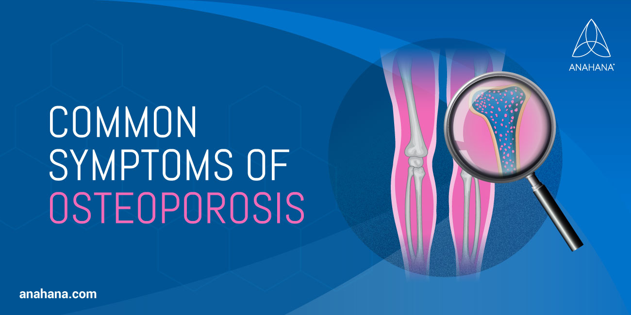 sintomi comuni dell'osteoporosi