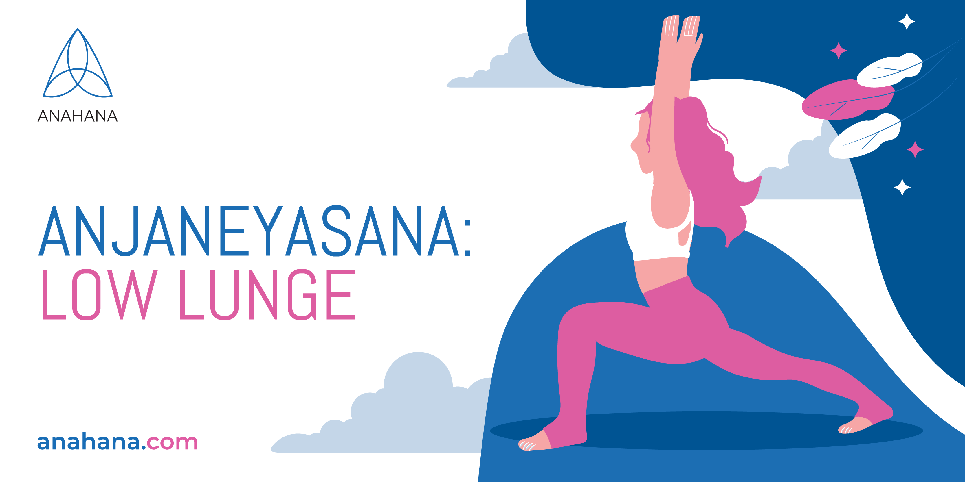 anjaneyasana tiefer Ausfallschritt Yoga-Pose