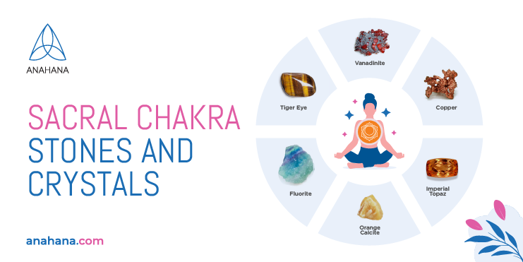 pedras e cristais de chakra sacral