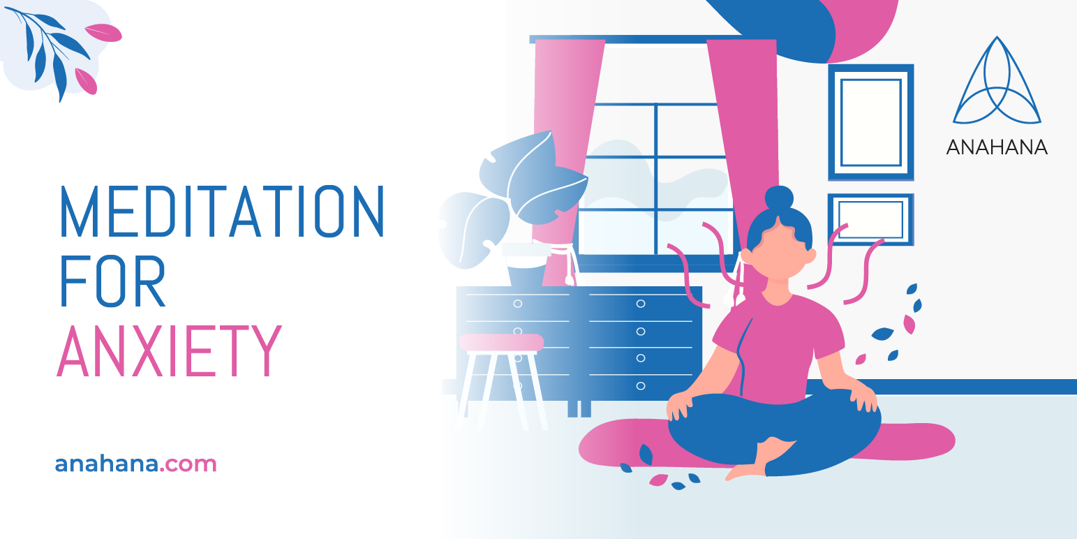 woman doing meditation for anxiety