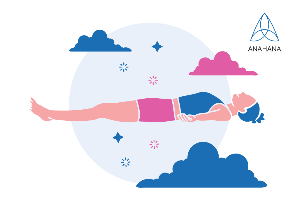 woman doing body scan meditation