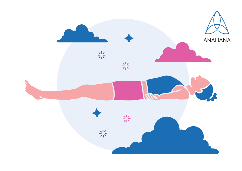 woman doing body scan meditation