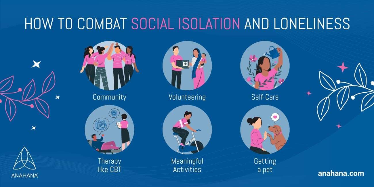how to combat social isolation and loneliness