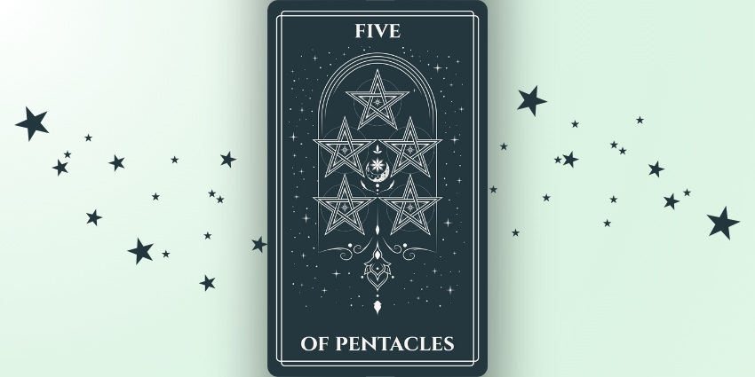 Vijf van Pentakels Tarotkaart: Ontbering & Strijd