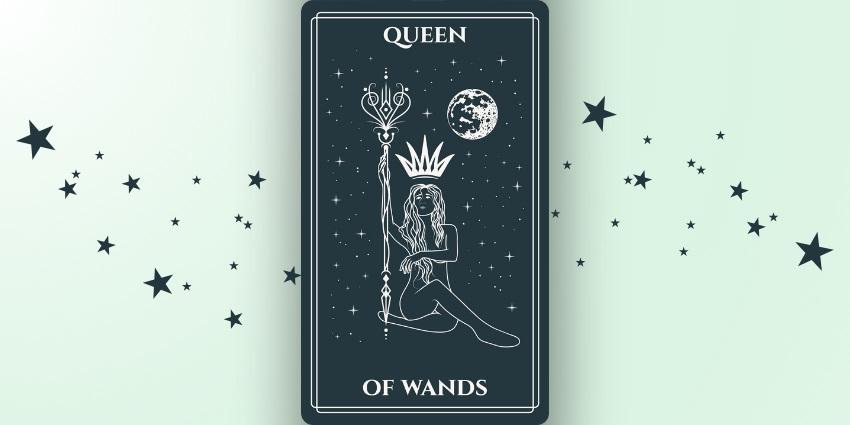 Drottning av Stavar Tarotkort Betydelse: Framåt