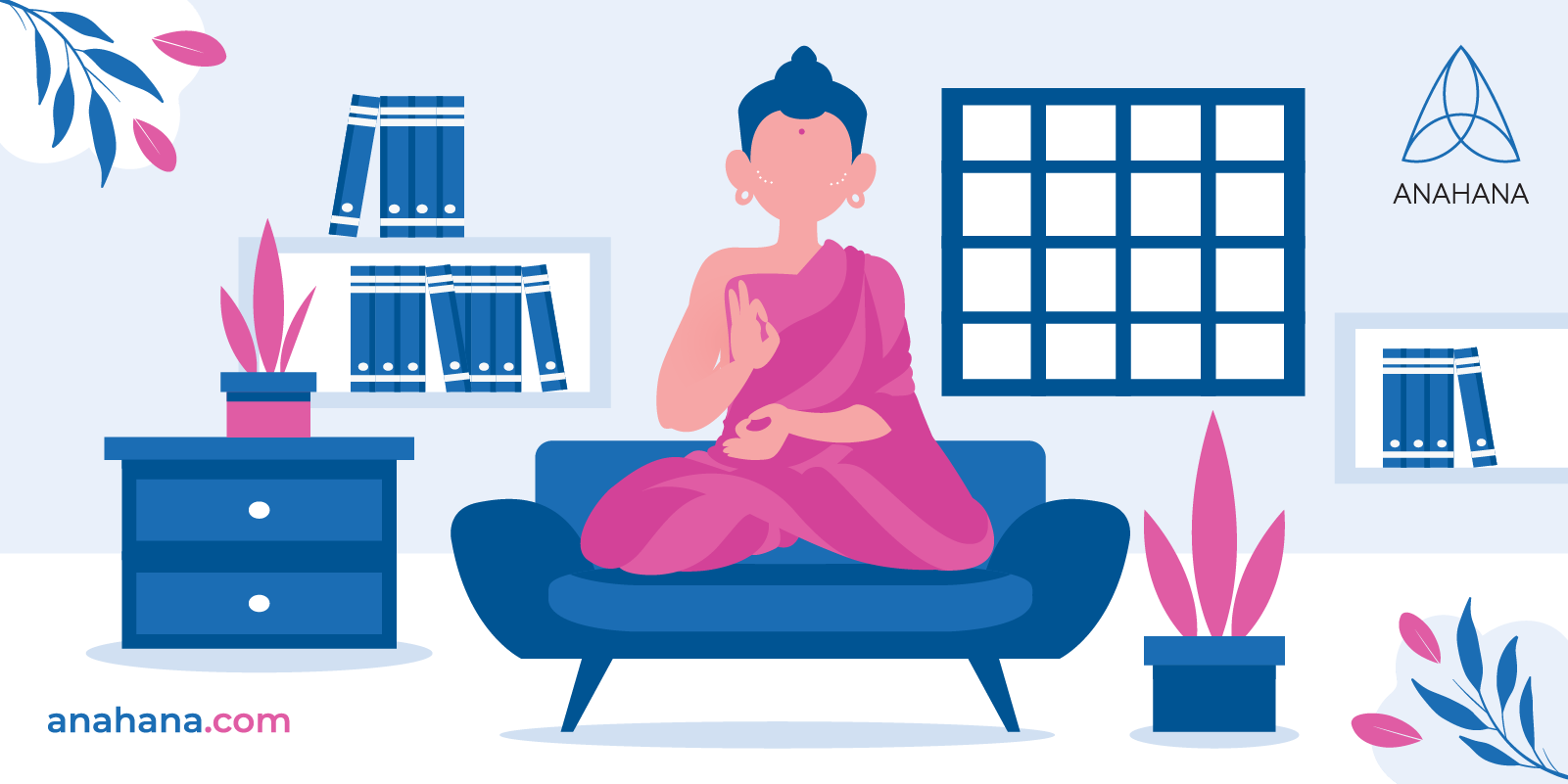 munk chanting om namah shivaya silently