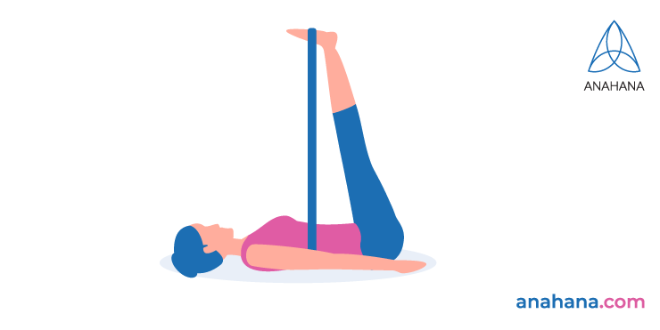 woman doing iyengar yoga