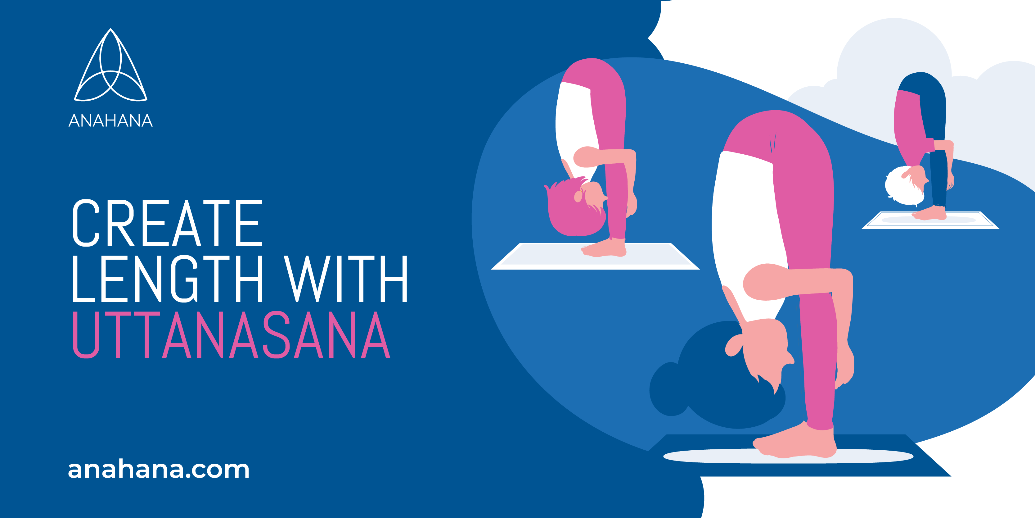 creating length using uttanasana yoga pose